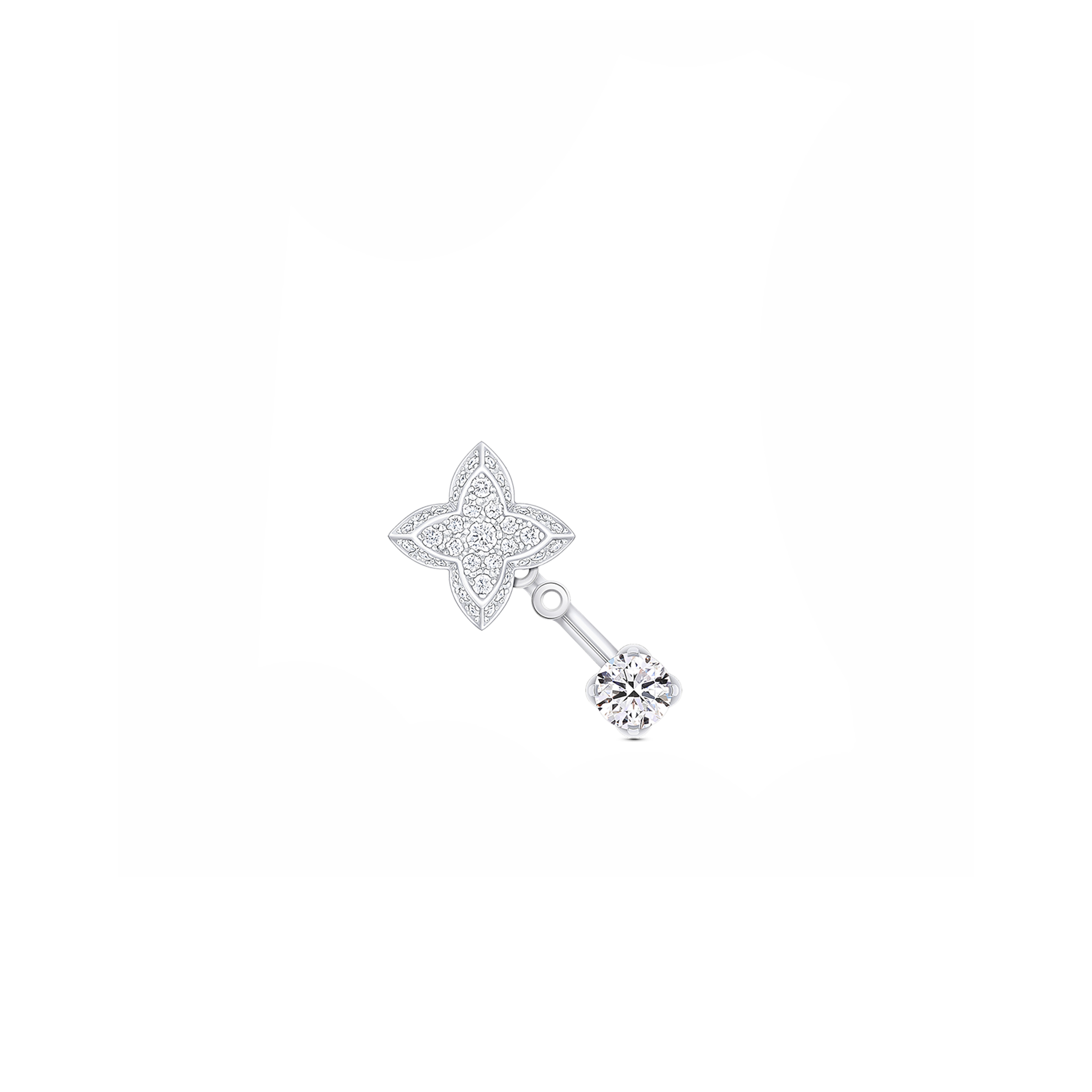 LOUIS VUITTON LV DIAMONDS DOUBLE STUD, ROUND BRILLIANT CUT - PER UNIT Q06400